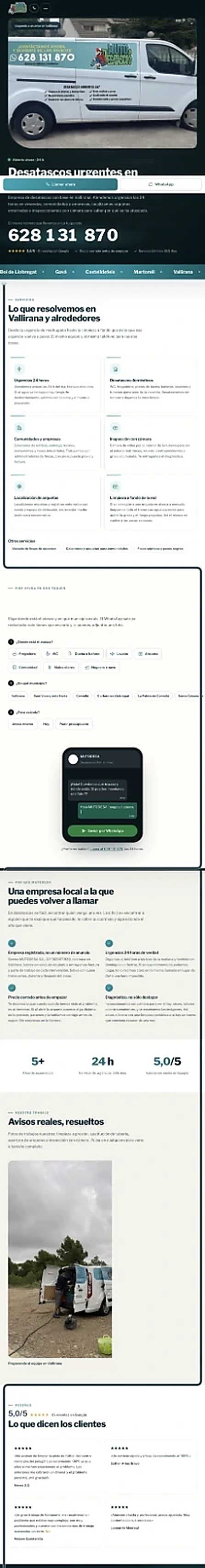 Web de Mutodesa en el móvil