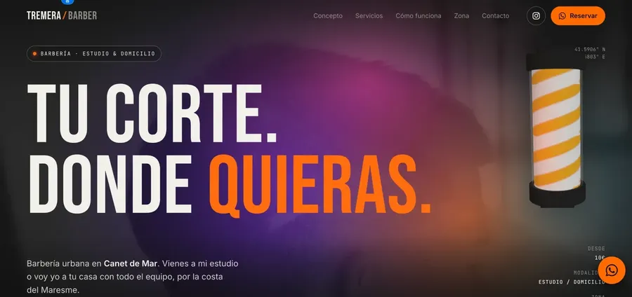 Tremera Barber, versión escritorio 1