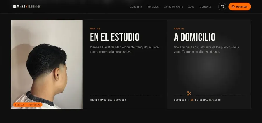 Tremera Barber, versión escritorio 2